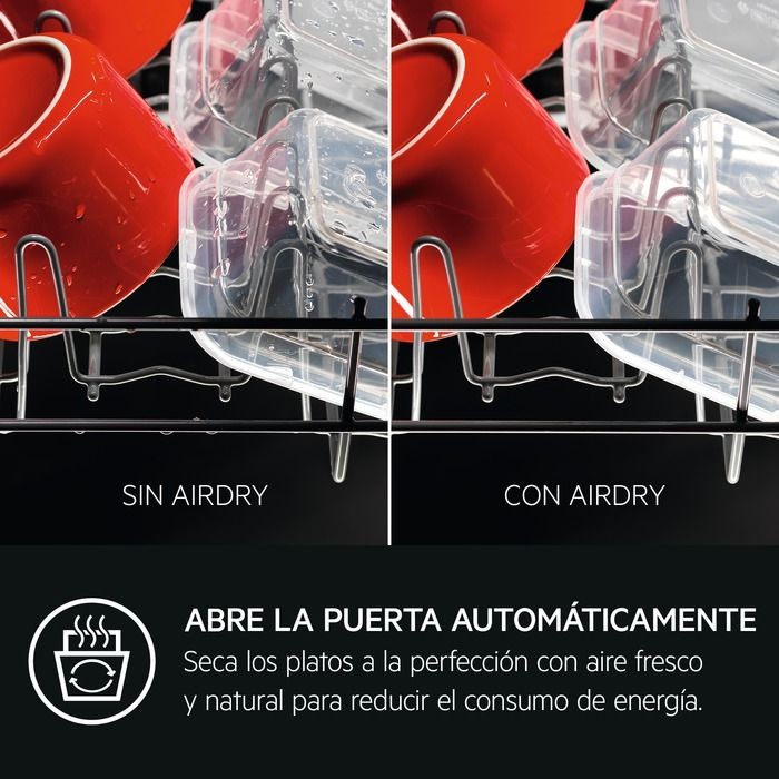 AEG Lavavajillas Integrable FSE96808P ComfortLift Serie 9000 60 cm 14 C. AirDry Clase A - Imagen 6