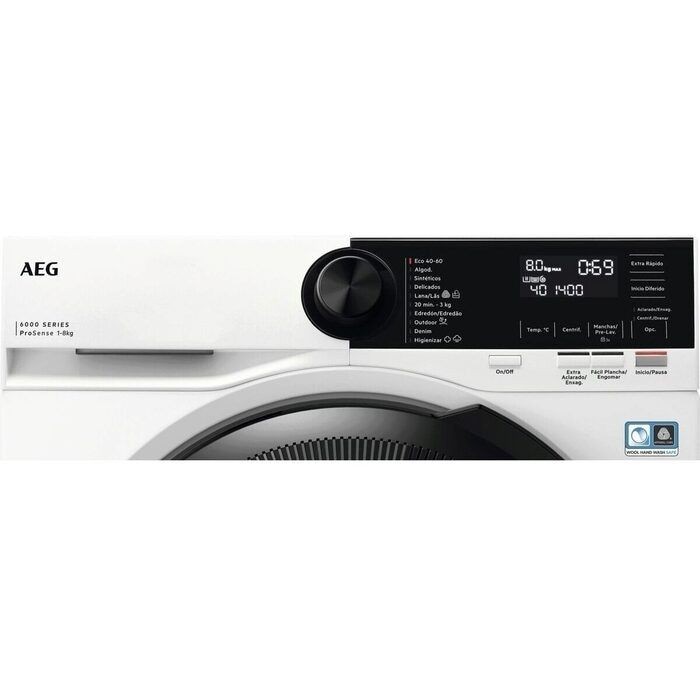 AEG Lavadora Serie 6000 ProSense® LFR6284N4B 8 kg 1 400 rpm Libre Instalación Blanco Clase A - Imagen 2