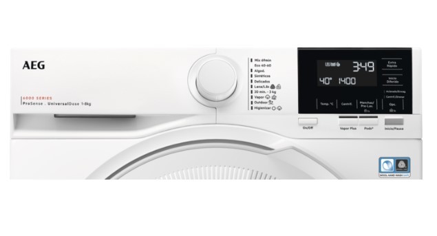 AEG LAVADORA SERIES 6000 LFR7184N2V LAVADORA CARGA FRONTAL 8 KG 1400 RPM BLANCO - Imagen 2