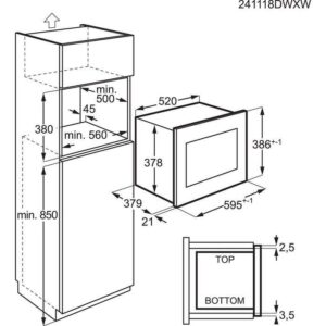 aeg-microondas-integrable-ts5gm25eb-grill-steamset-negro-25-l-900-w1000-w