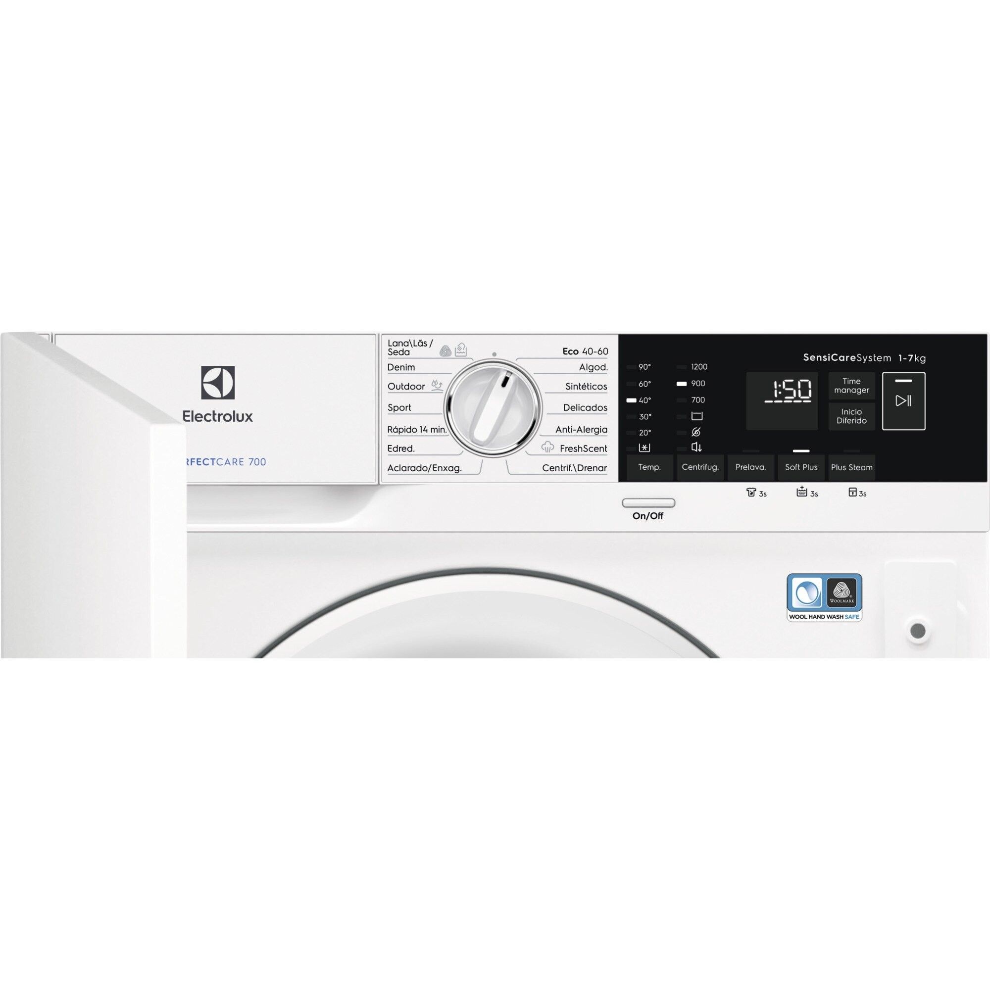 Electrolux Lavadora Carga Frontal EN7F4722AN 7kg Blanca 1200 Rpm Clase D - Imagen 3