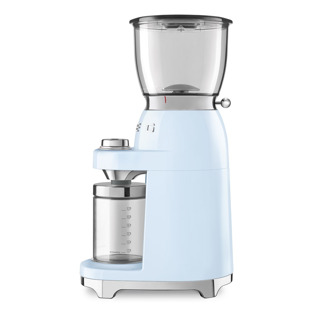 Smeg Molinillo Café CGF11PBEU 350g Azul Pastel 150W Acero Inoxidable - Imagen 2