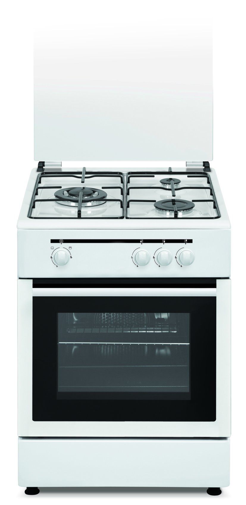 vitrokitchen-cocina-cb5530bb-gas-butano-blanca-3-fuegos-horno-gas