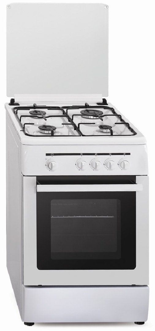 vitrokitchen-cocina-cb55bb-gas-butano-blanca-4-fuegos-horno-gas