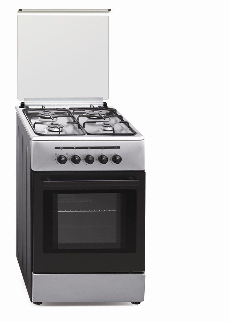 vitrokitchen-cocina-cb55ib-gas-butano-inox-4-fuegos-horno-gas